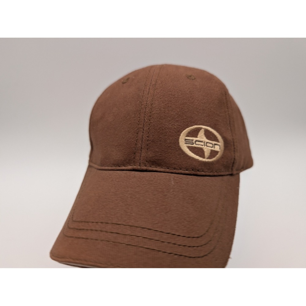 Scion Automotive Promo Baseball Hat Brown Cotton Adjustable Strapback Cap